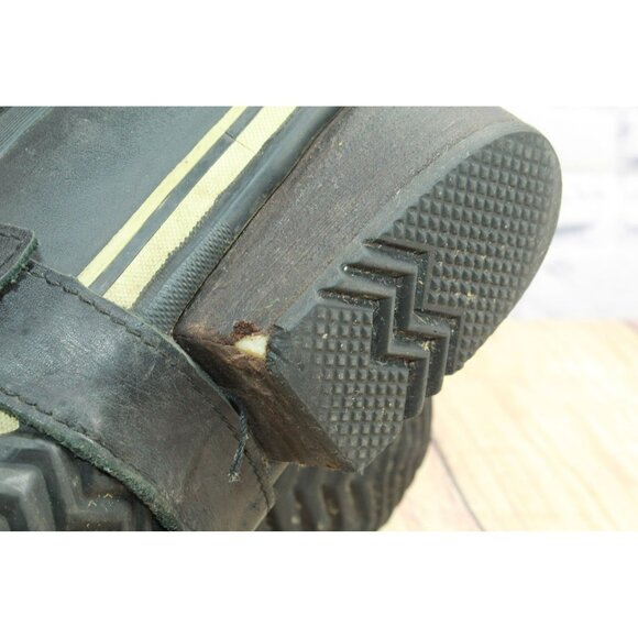 Sorel Conquest Carly Black Suede Lace Up Waterproof Tall Winter Boots Size 9.5 - Picture 9 of 10